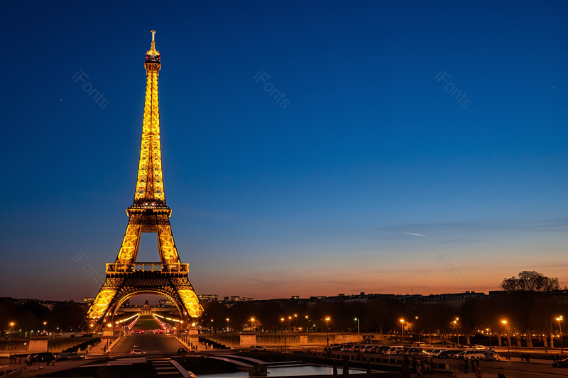 图片海报设计背景广告设计素材元素城市建筑夜景蓝色天空埃菲尔铁塔,高清,摄影图,摄影图片,图片大全,摄影图免费下载